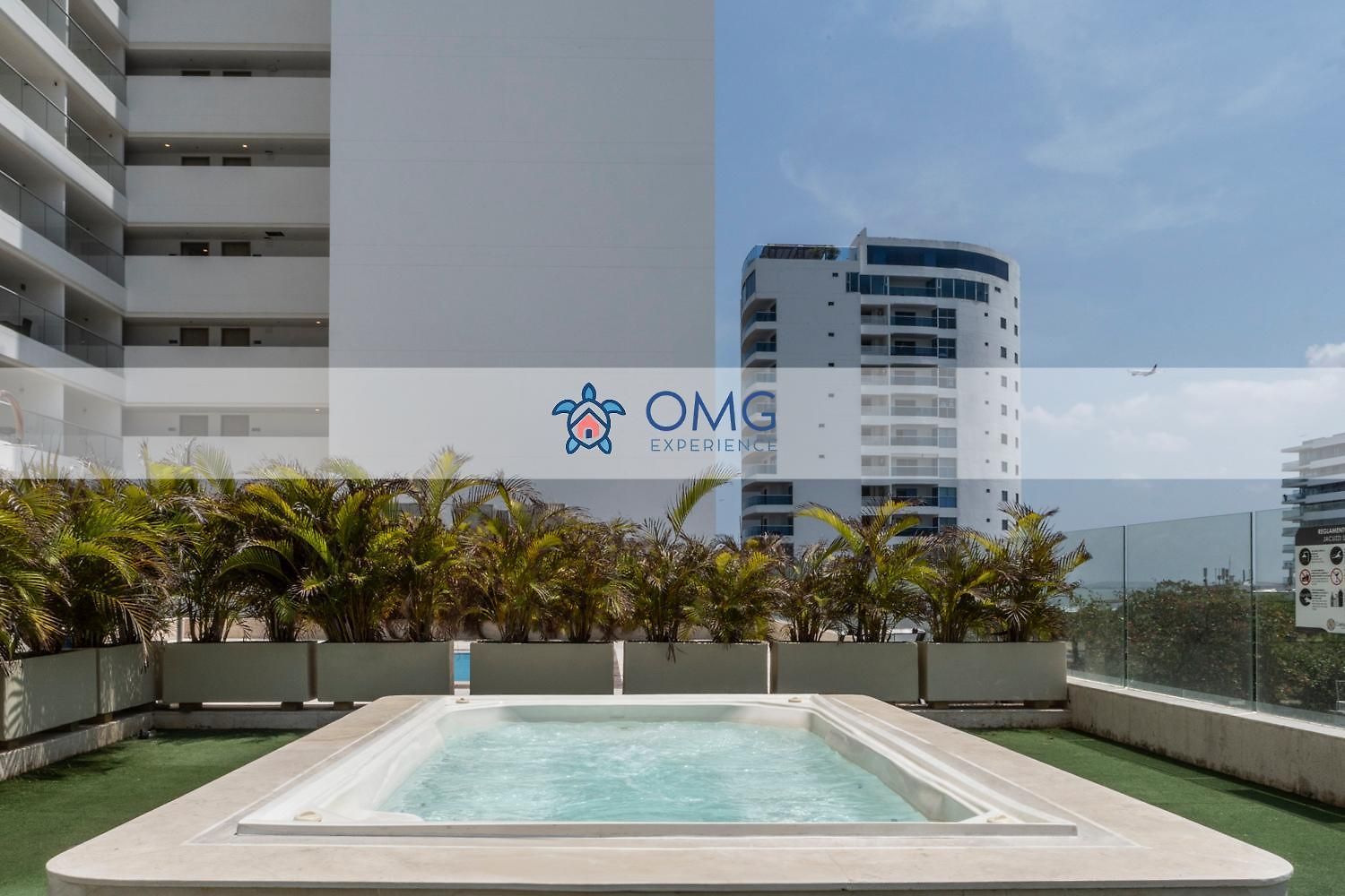 Apartamento Cb 814 | Moderna Con Vista Al Mar Y Parque Cartagena