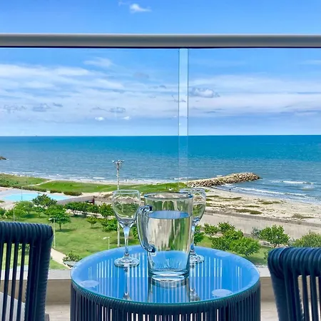Apartamento Cb 814 | Moderna Con Vista Al Mar Y Parque Cartagena