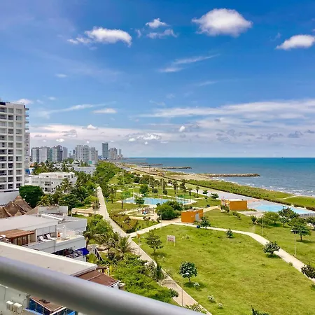 Cb 814 | Moderna Con Vista Al Mar Y Parque * Cartagena